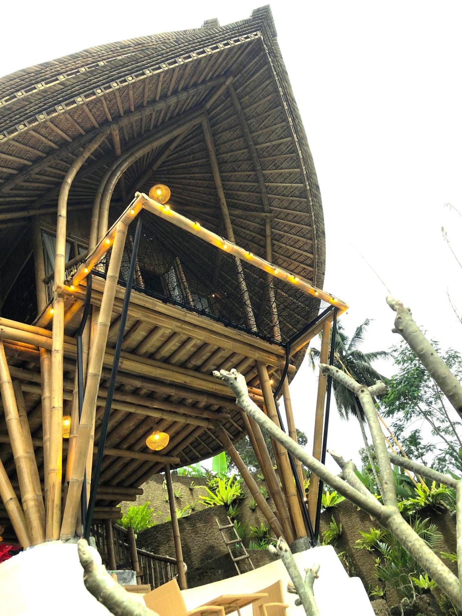 Danaswari Bali Bamboo House Villa Selat Eksteriør billede